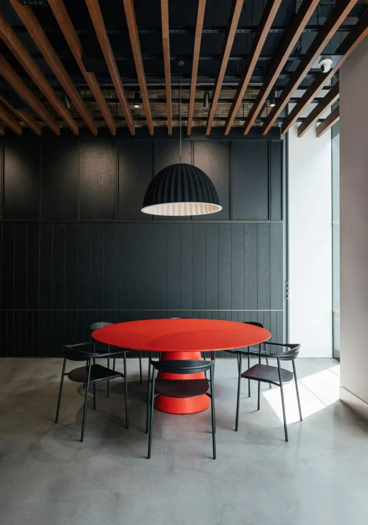 Contemporary office lighting design